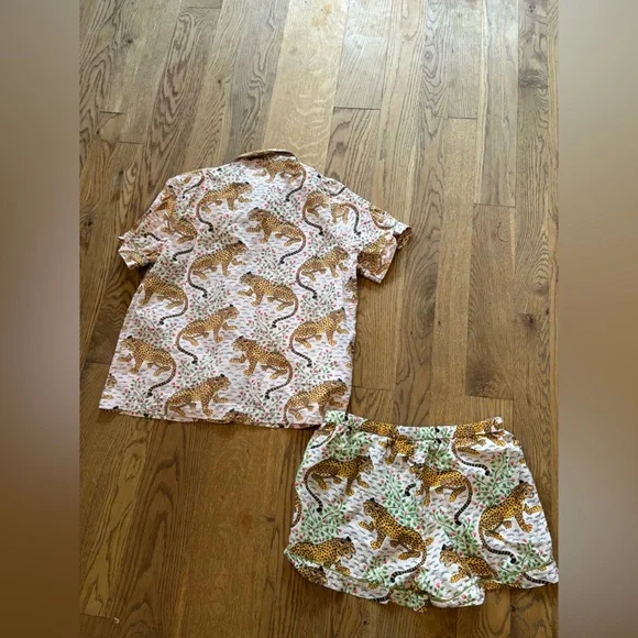 Printfresh Bagheera Pajama Set - Blush Size large top medium shorts - Picture 7 of 10